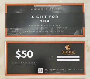 Gift Certificate - $50